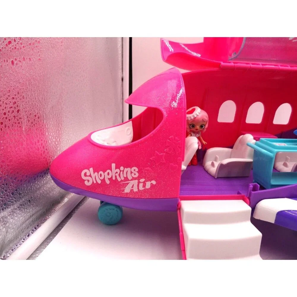 Shopkins air‎ Shoppies Dolls Air Skyanna's Jet Plane Airplane Camper and car